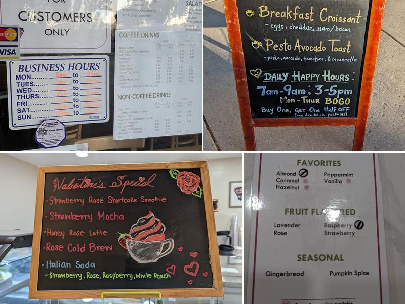 Orchard Valley Coffee Menu