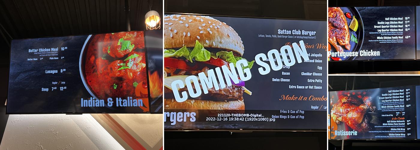 THE BOMB FOODHALL Menu