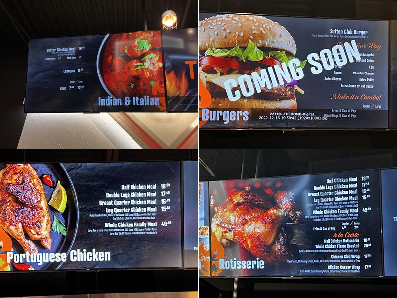 THE BOMB FOODHALL Menu