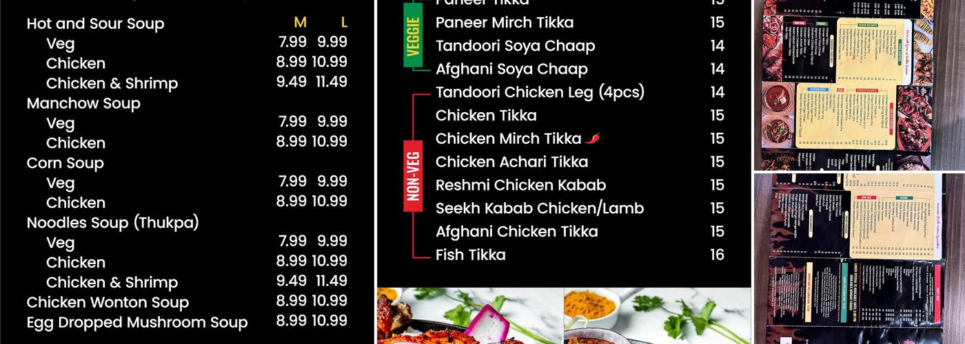 Hakka Aroma Menu