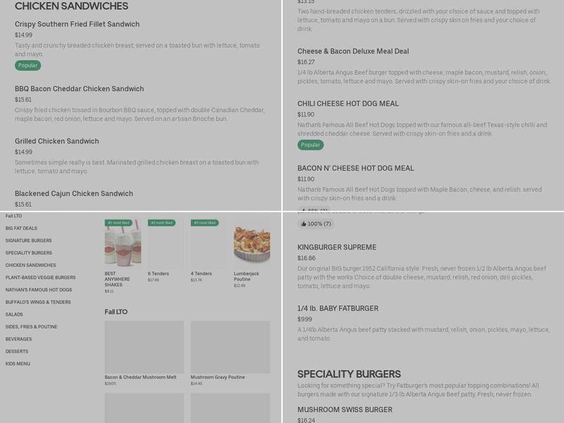 Buffalo's World Famous Wings And Chicken Menu