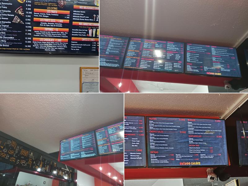 Bninoo Menu