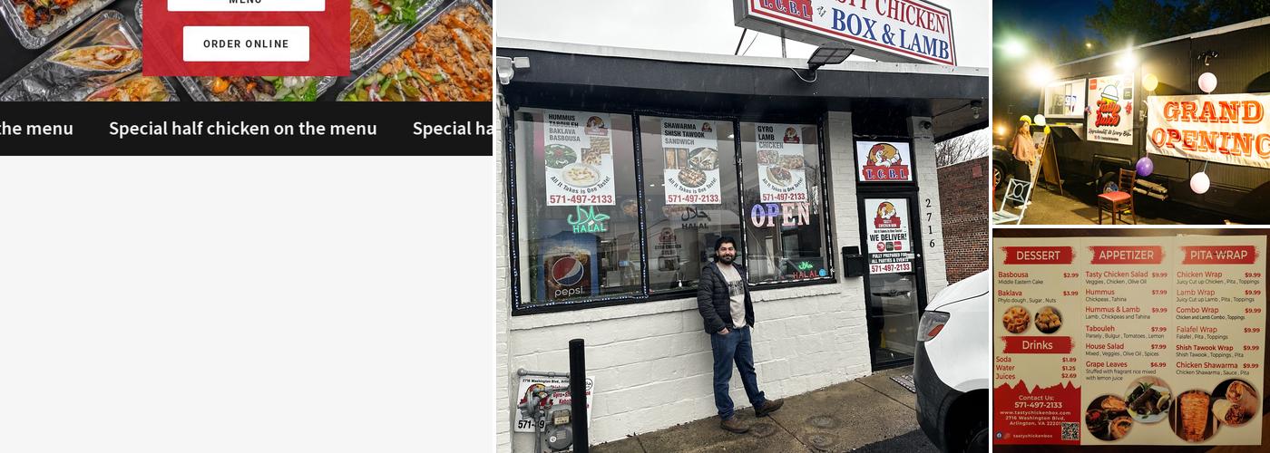 Tasty Chicken Box Menu