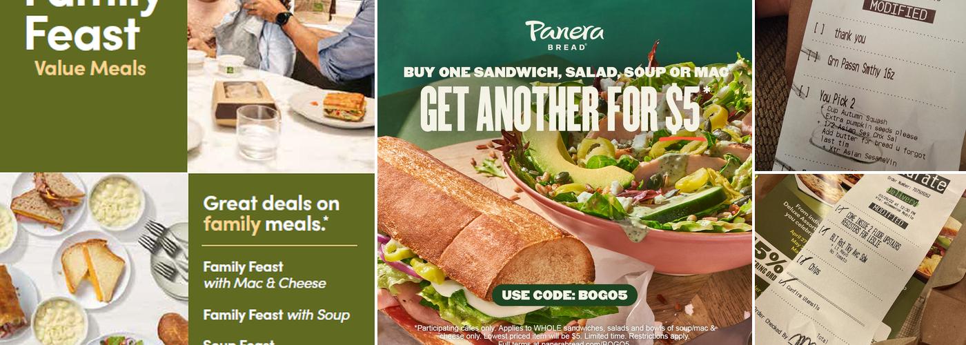 Panera Bread Menu