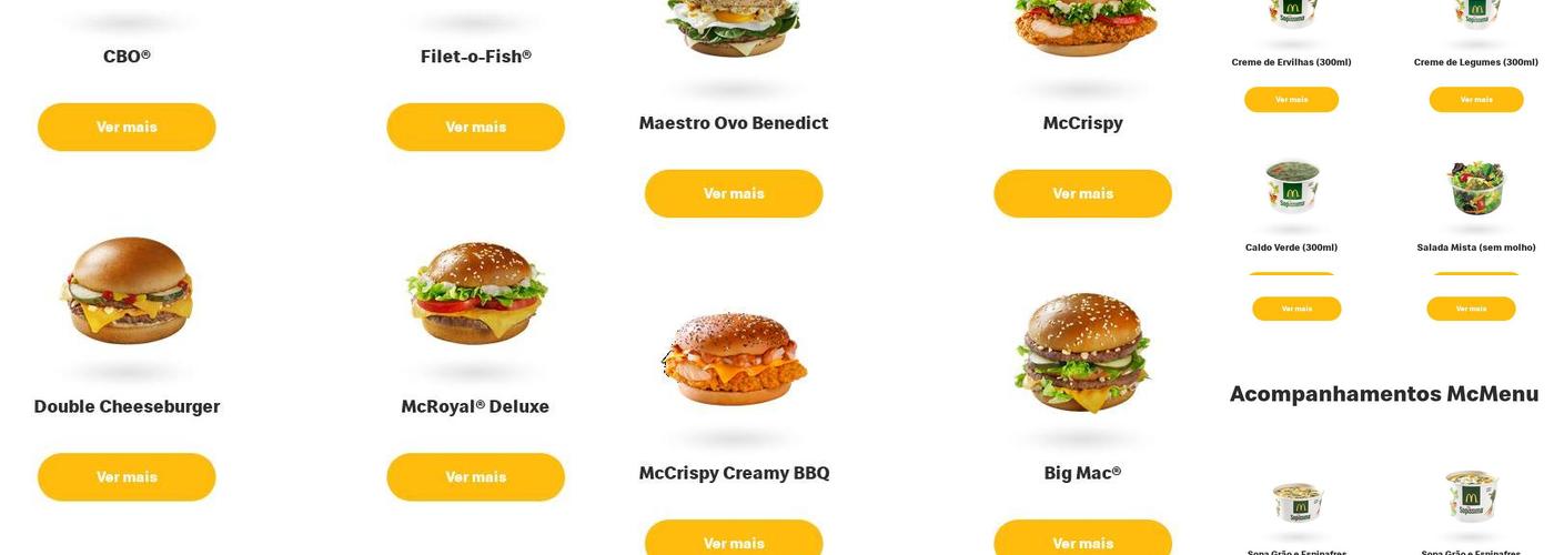 McDonald’s Menu
