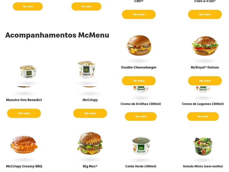 McDonald’s Menu