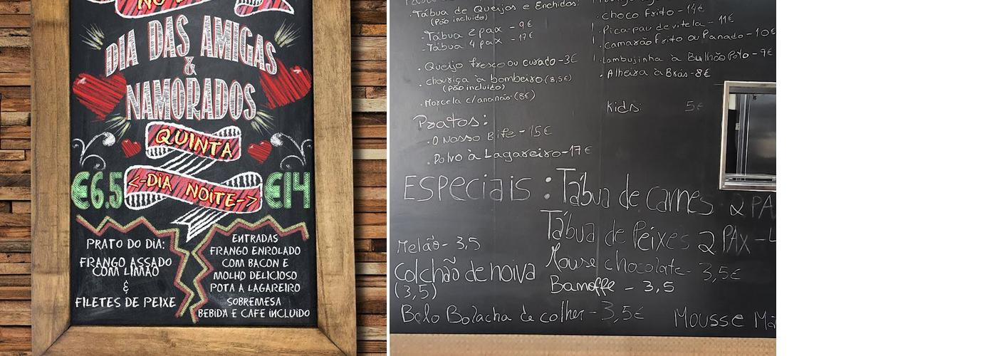 Snack Bar Xavier Menu