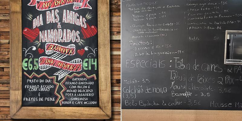 Snack Bar Xavier Menu