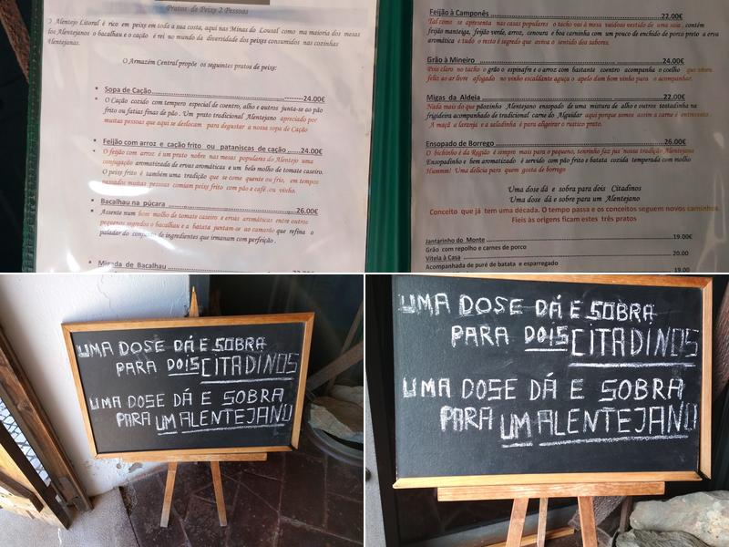 Armazém Central Menu