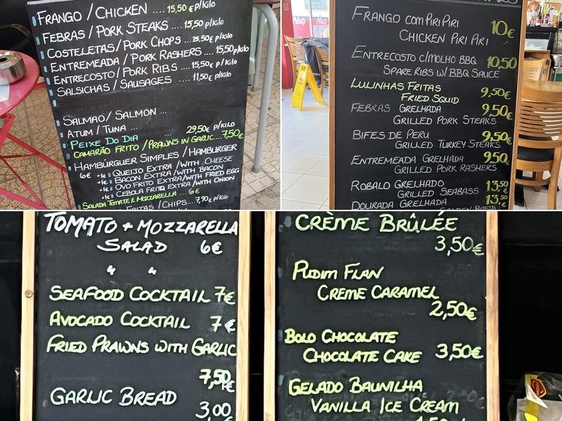 Galos Menu