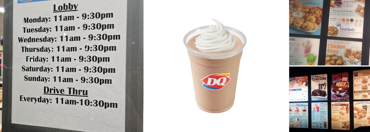 Dairy Queen Grill & Chill Menu