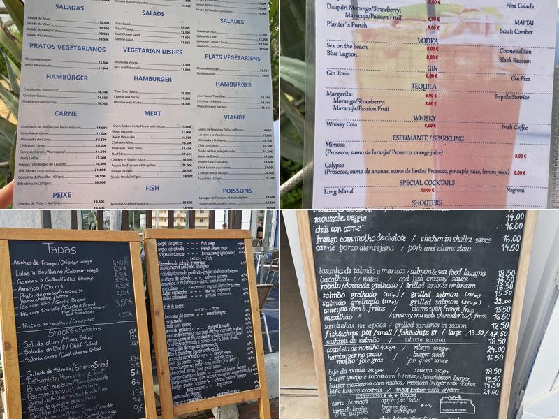 Restaurante Cloque ao Mar (Cloque ao Mar) Menu