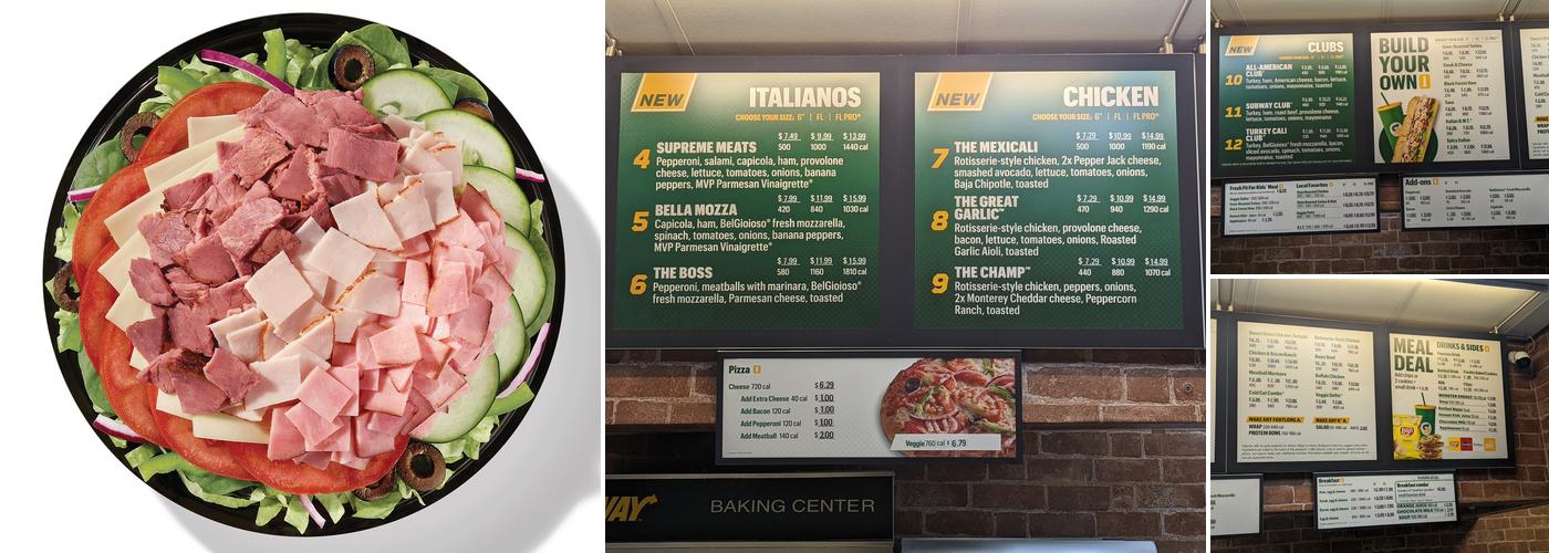 Subway Menu