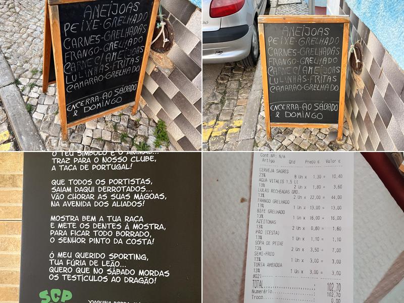 A Tasca do Careca Menu