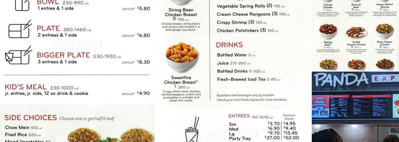 Panda Express Menu