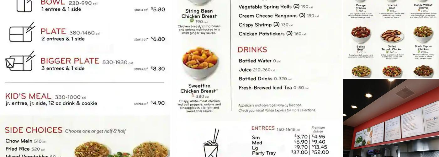 Panda Express Menu