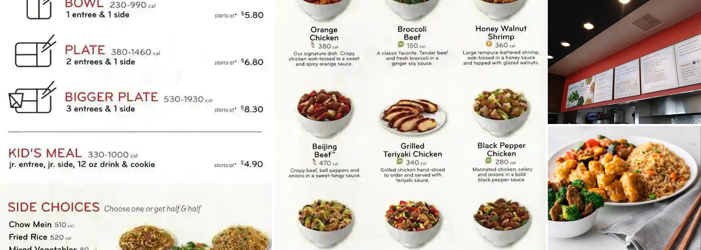 Panda Express Menu