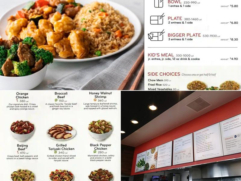 Panda Express Menu