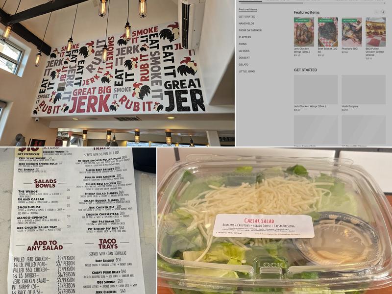 Great Big Jerk Wilmington Menu