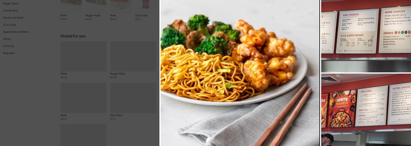 Panda Express Menu
