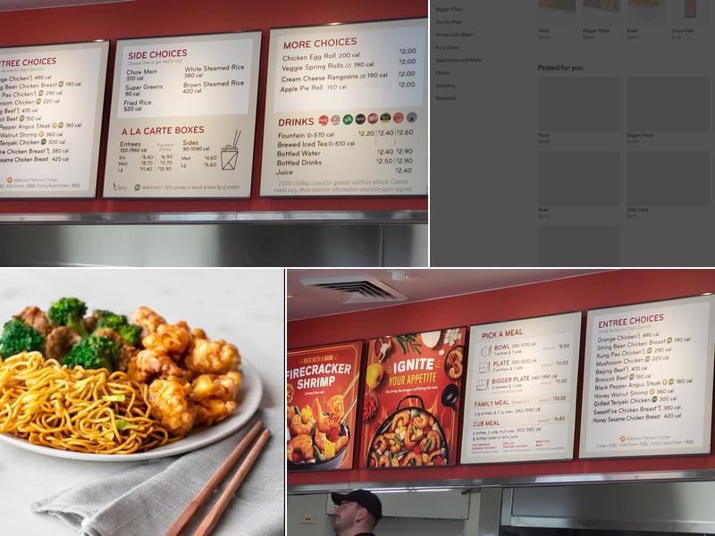 Panda Express Menu