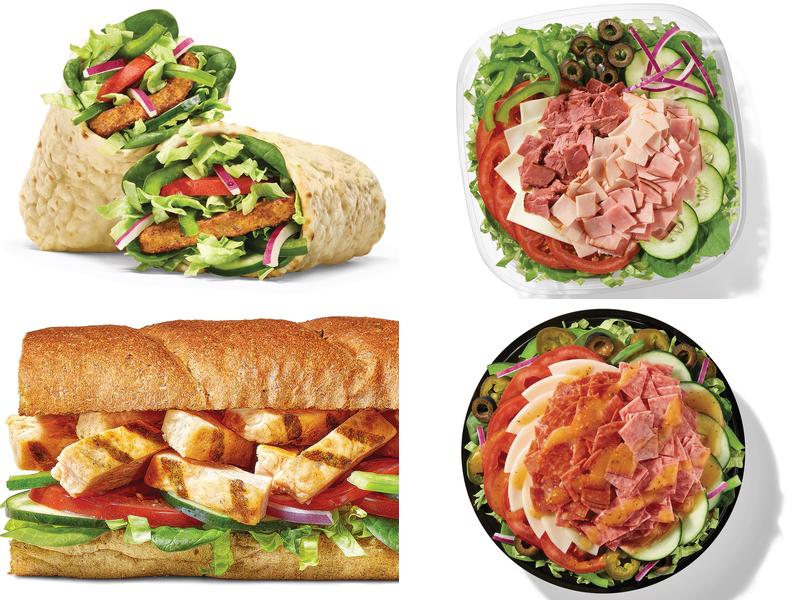 Subway Menu