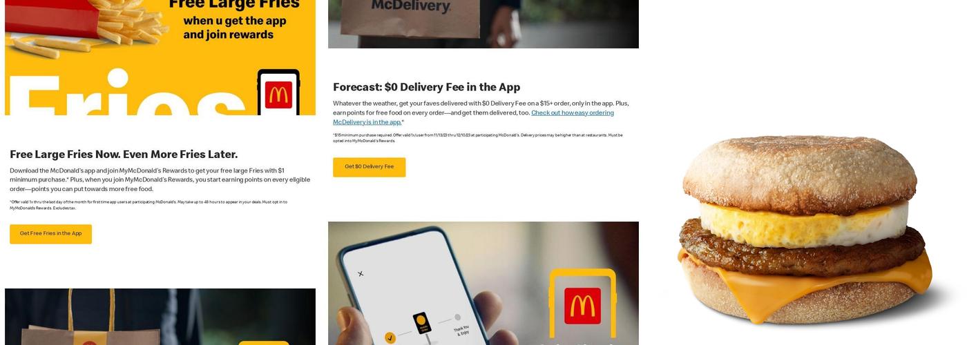 McDonald's Menu