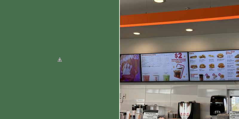Dunkin' Menu