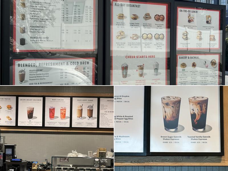 Starbucks Menu