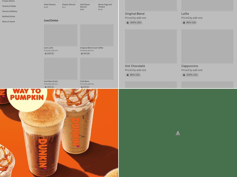 Dunkin' Menu