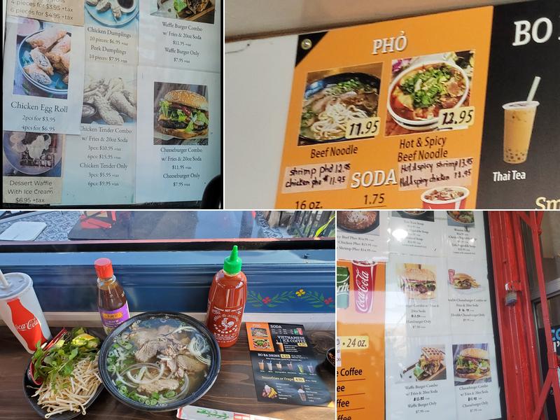 Pho waffle and grill Menu