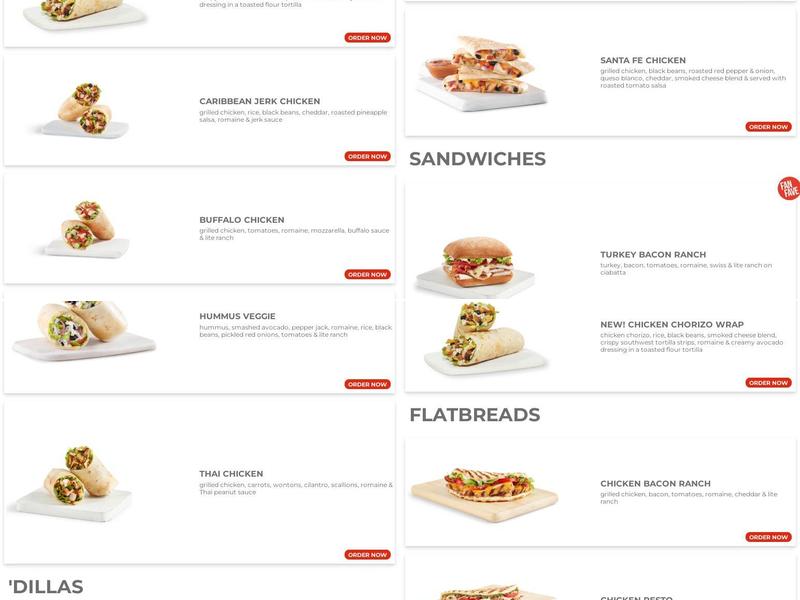 Tropical Smoothie Cafe Menu