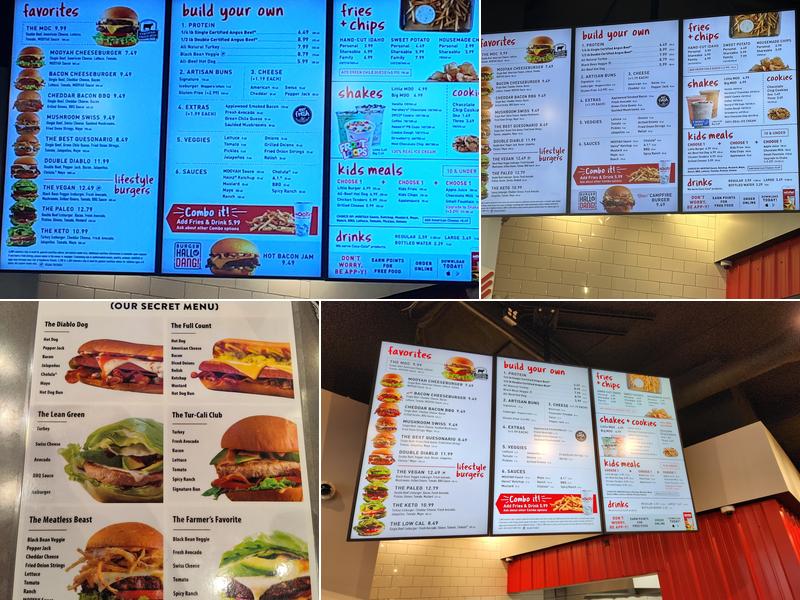 MOOYAH Burgers, Fries & Shakes Menu
