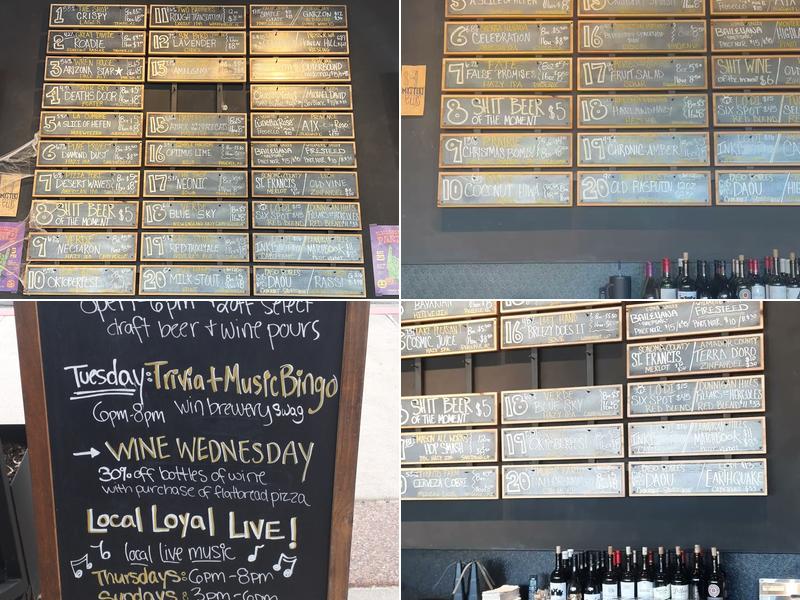 Dynamite Beer Co. Menu