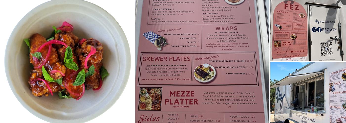 fez Austin Menu