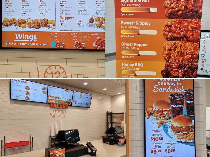 Popeyes Louisiana Kitchen Menu