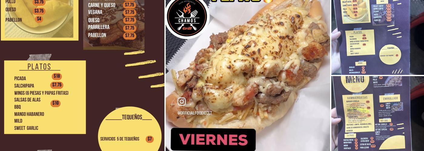 CHAMOS Grill Menu