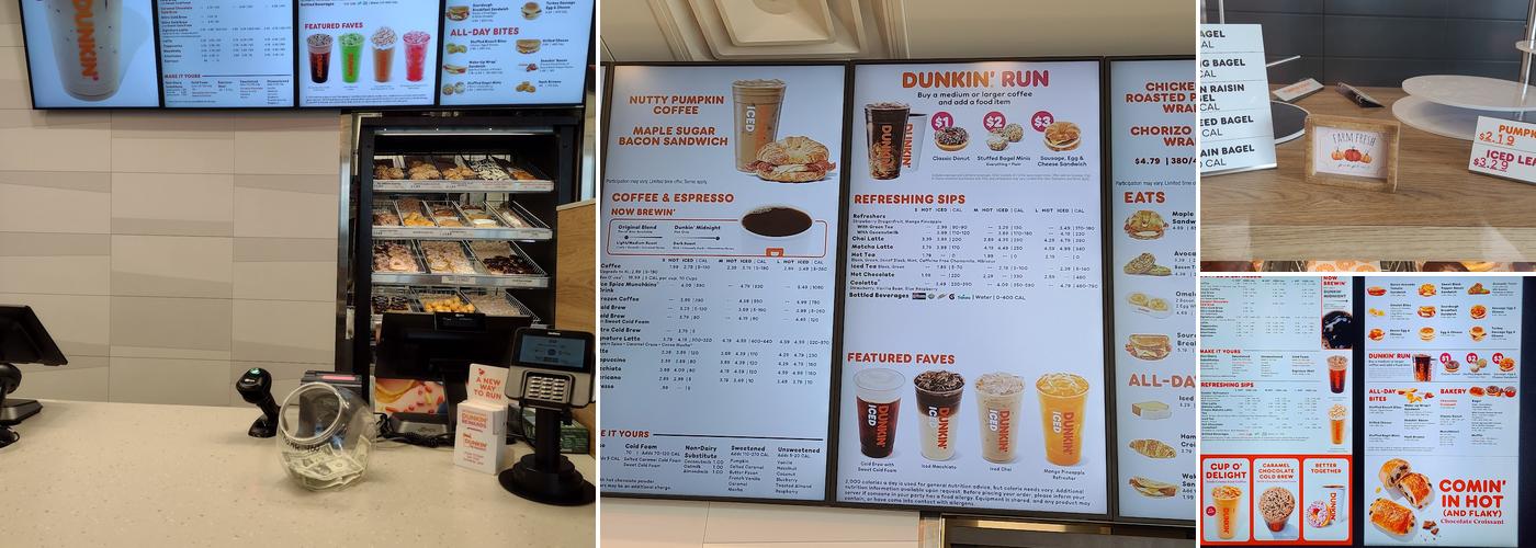 Dunkin' Menu