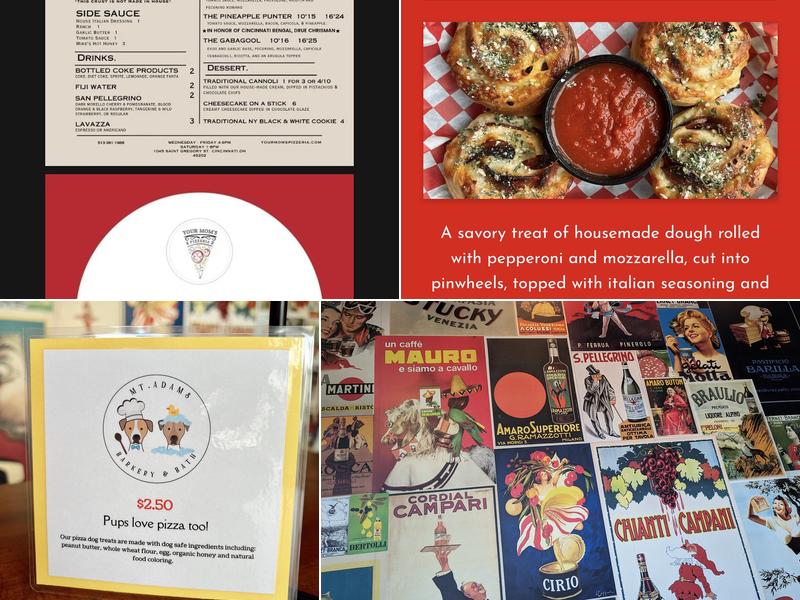 Your Mom’s Pizzeria Menu