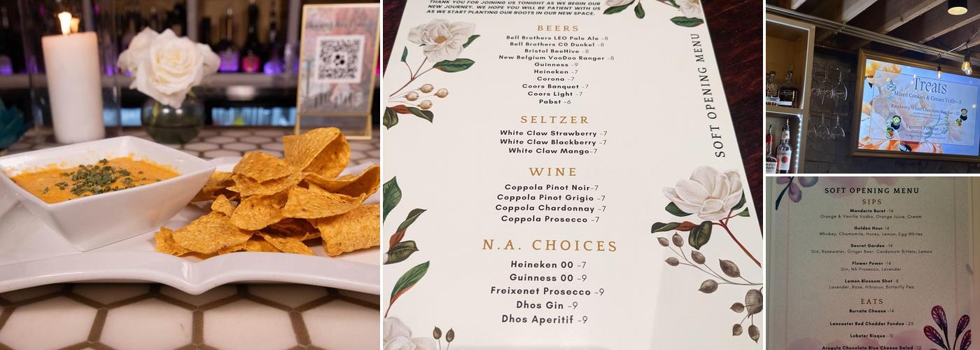 Bloom Ultra Lounge Menu