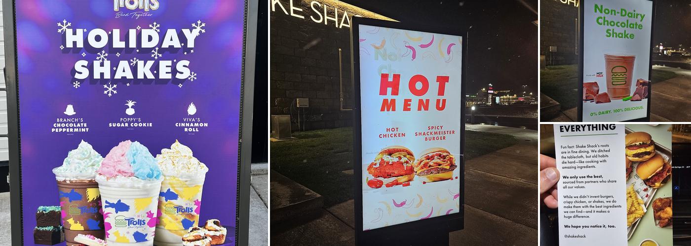 Shake Shack Interquest Menu