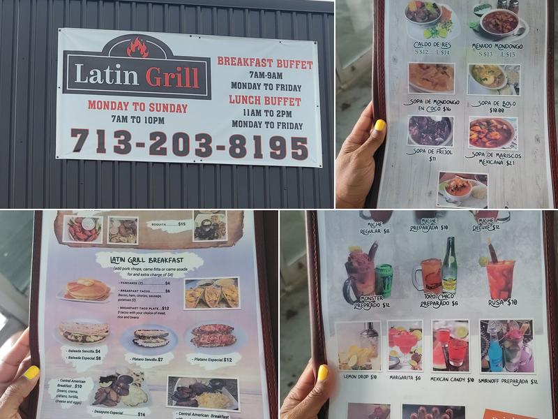 Latin Grill Menu
