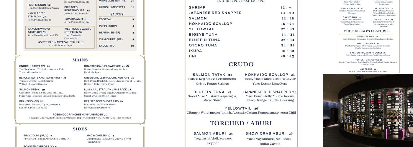 Crown Block Menu