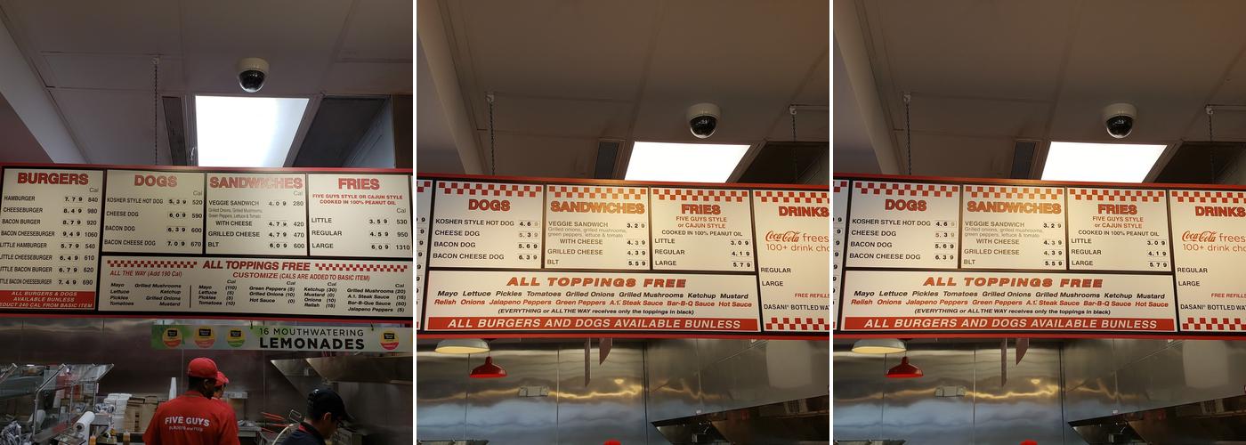 Five Guys Menu