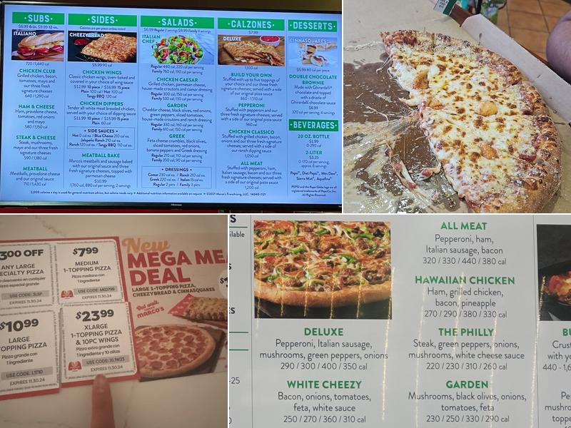Marco's Pizza Menu