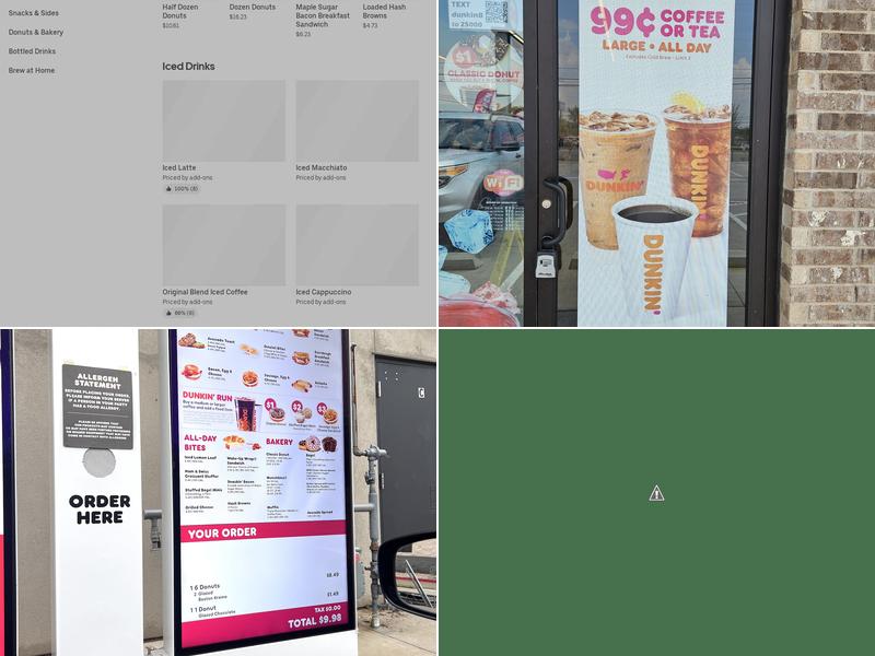 Dunkin' Menu