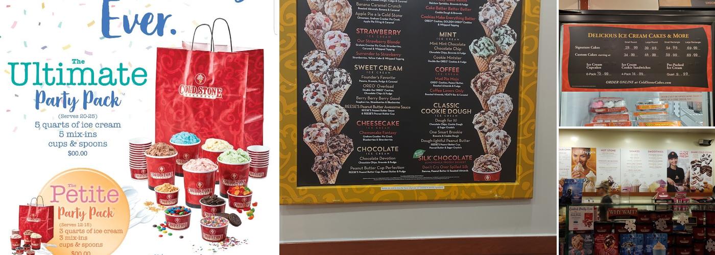 Cold Stone Creamery Menu