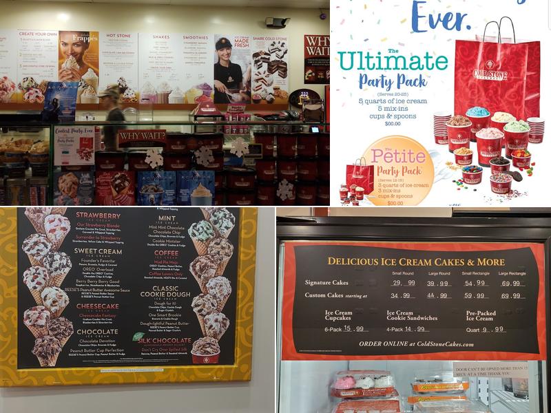 Cold Stone Creamery Menu