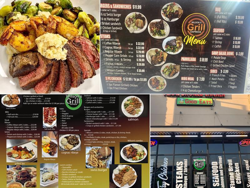 Wilson’s Grill Express Menu