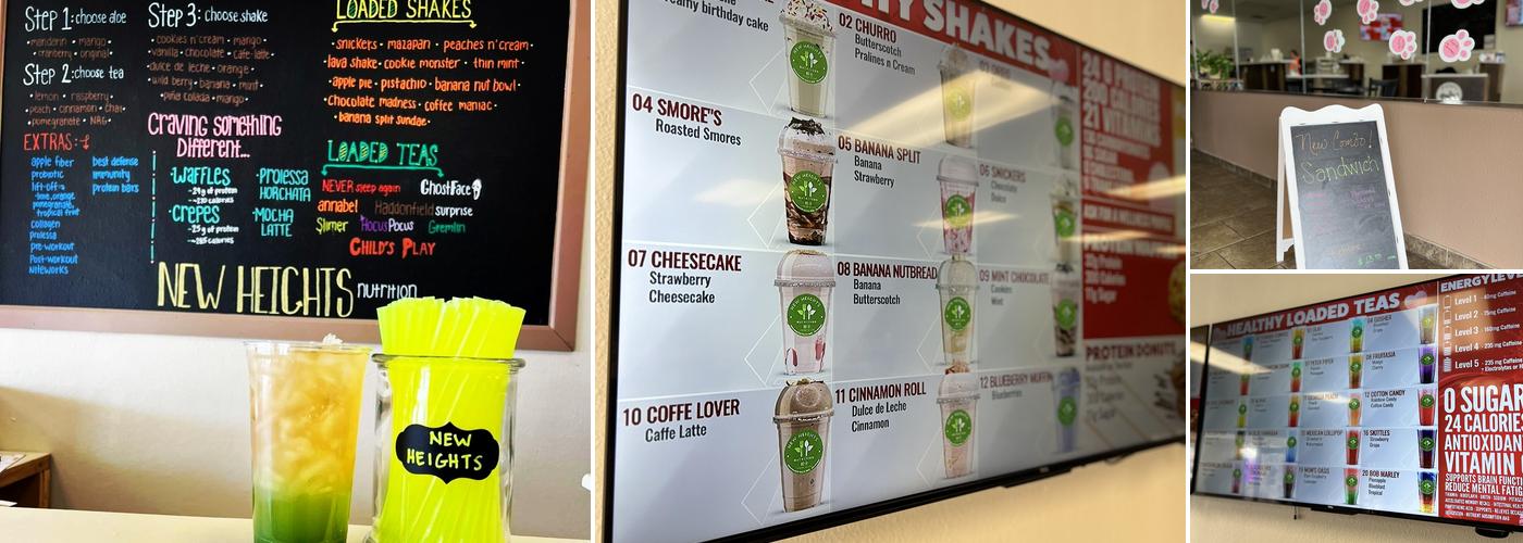 New Heights Nutrition Herbalife Menu